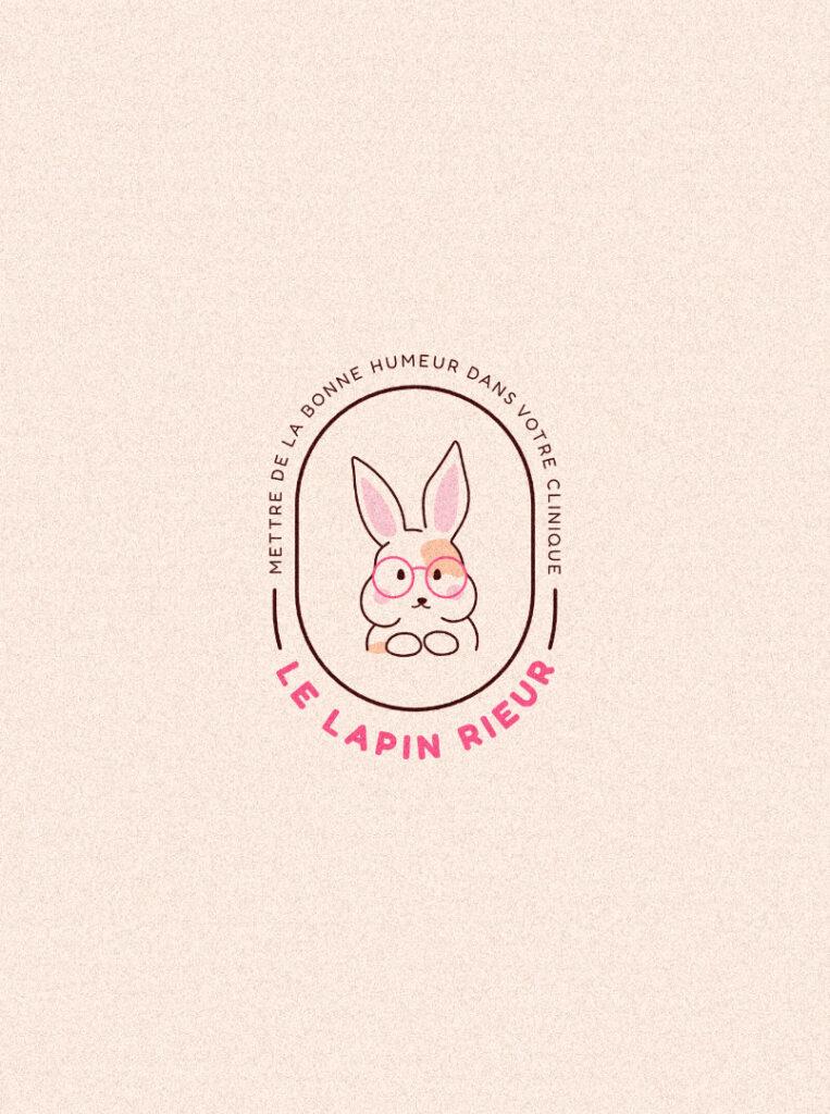 logo écusson le lapin rieur