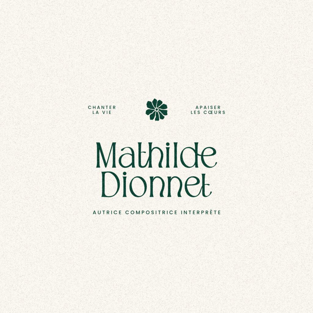 identité visuelle mathilde dionnet